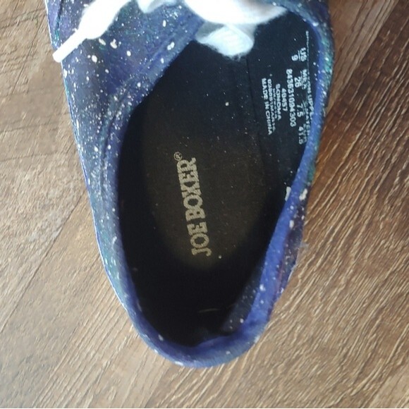 Joe Boxer Handpainted Galaxy Sneakers Size 9 - Picture 3 of 6